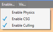 The Enable Menu